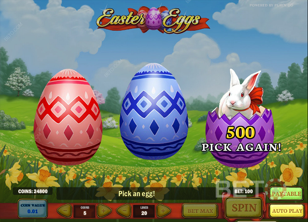 Ouăle de Paște aduc bonusuri hipnotizante în joc