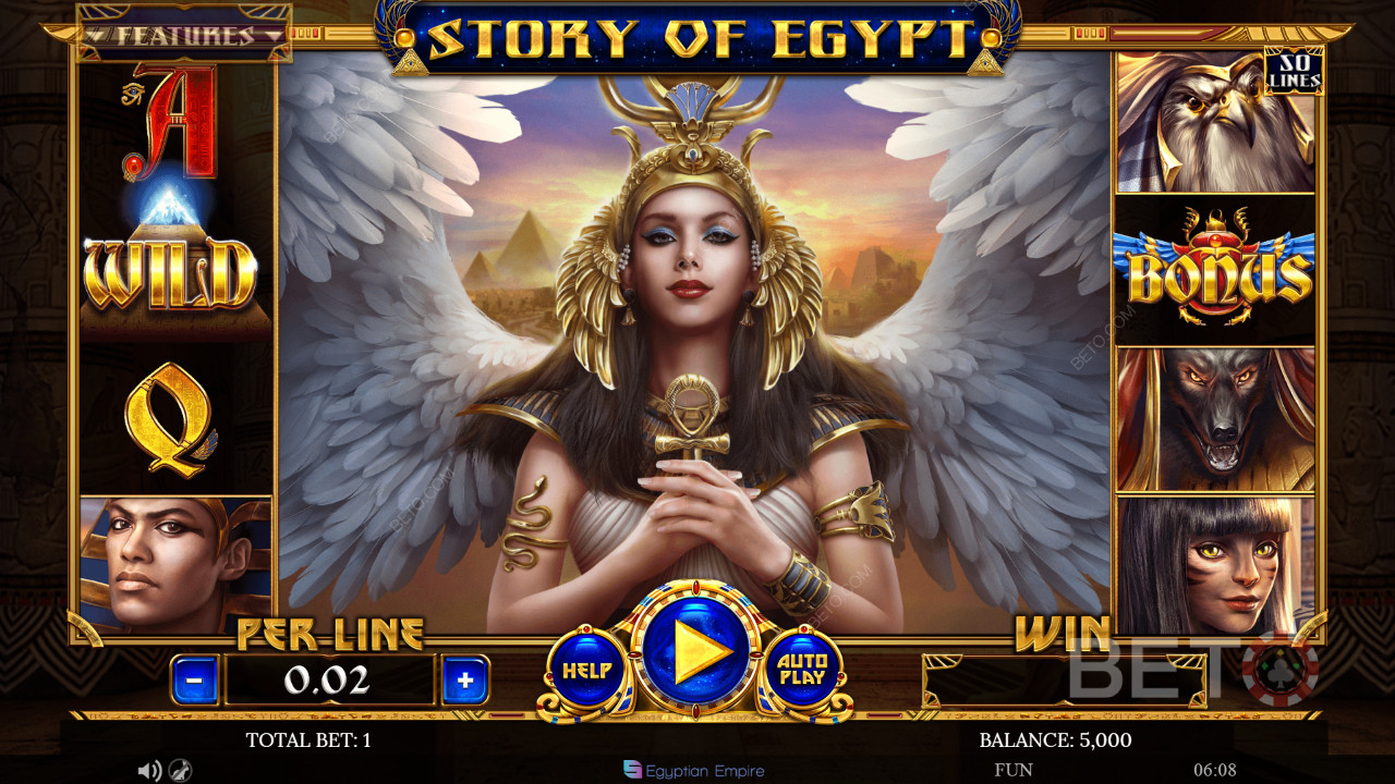 Story of Egypt Recenzie de la BETO Slots
