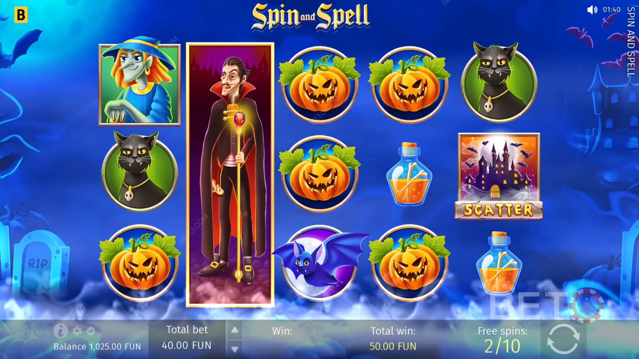 Spin and Spell Review by BETO Slots