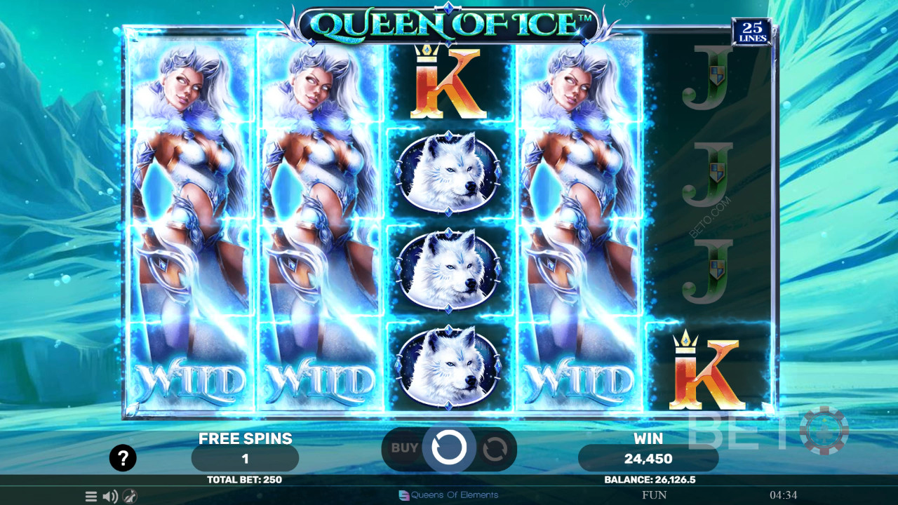 Queen Of Ice Recenzie de la BETO Slots