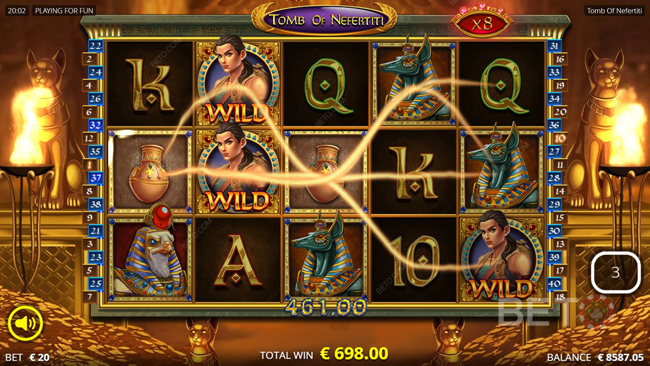Tomb Of Nefertiti Review by BETO Slots