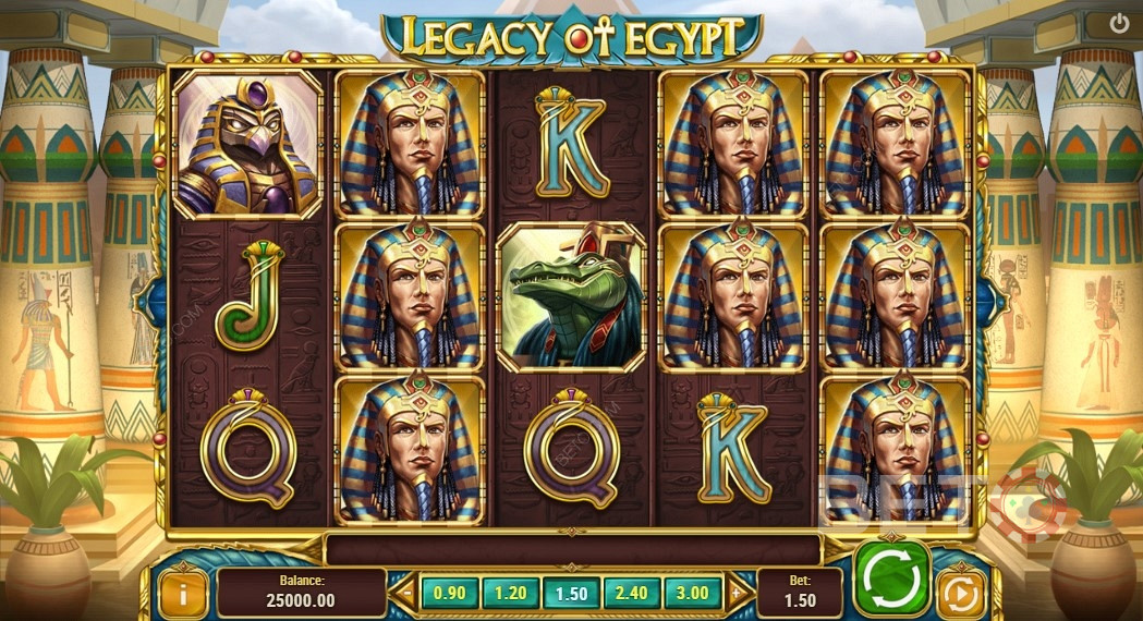 Simboluri cu plată mare în Legacy Of Egypt