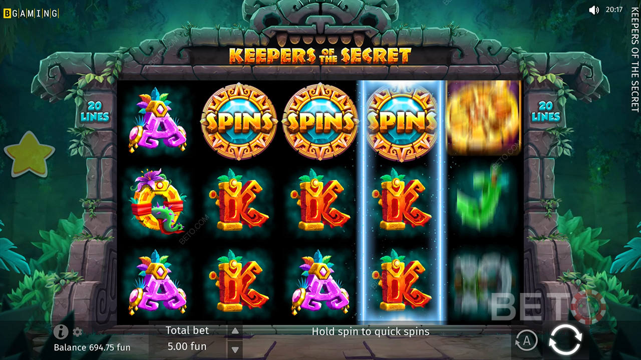 Keepers of the Secret Recenzie de la BETO Slots
