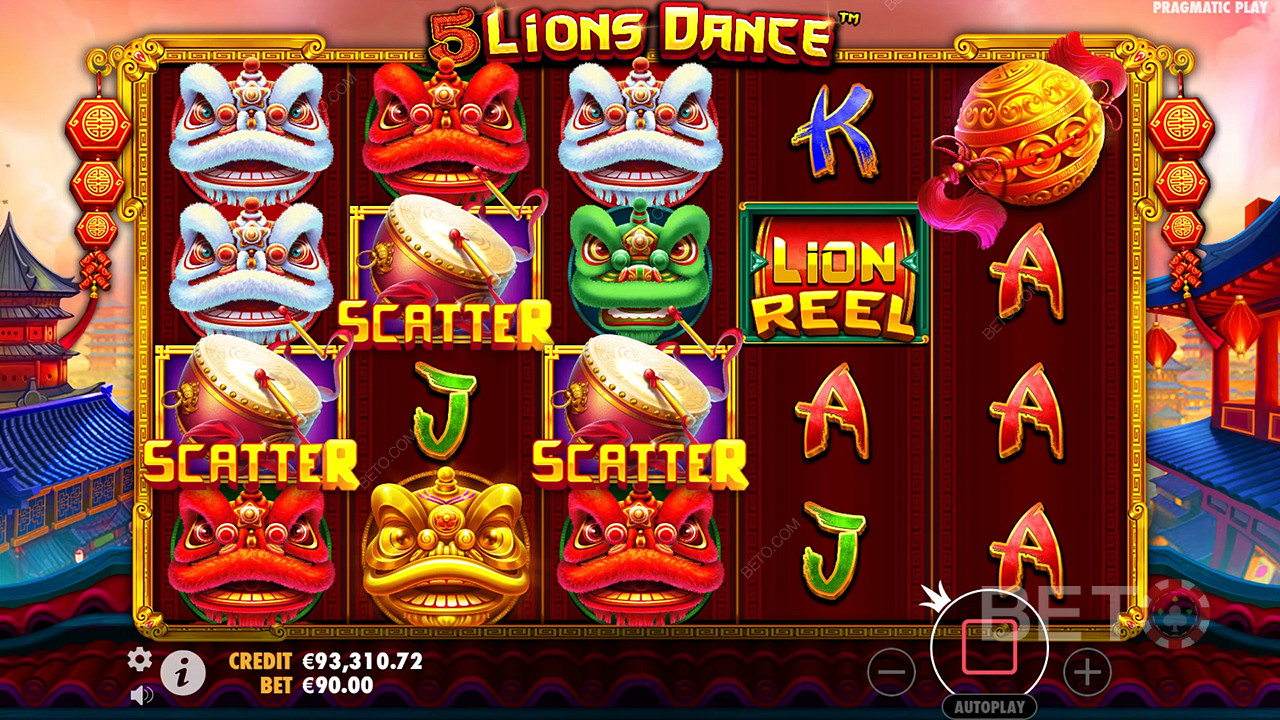 5 Lions Dance Joacă Gratuit