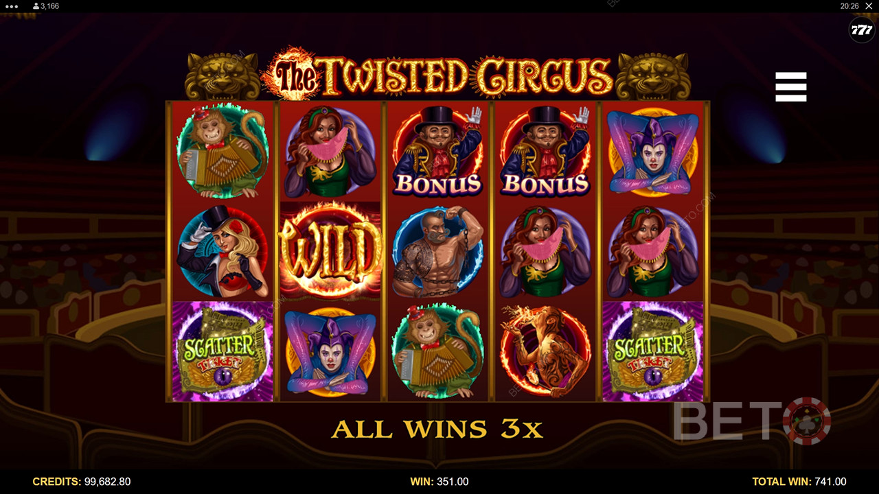 The Twisted Circus: Un slot online care merită o rotire?