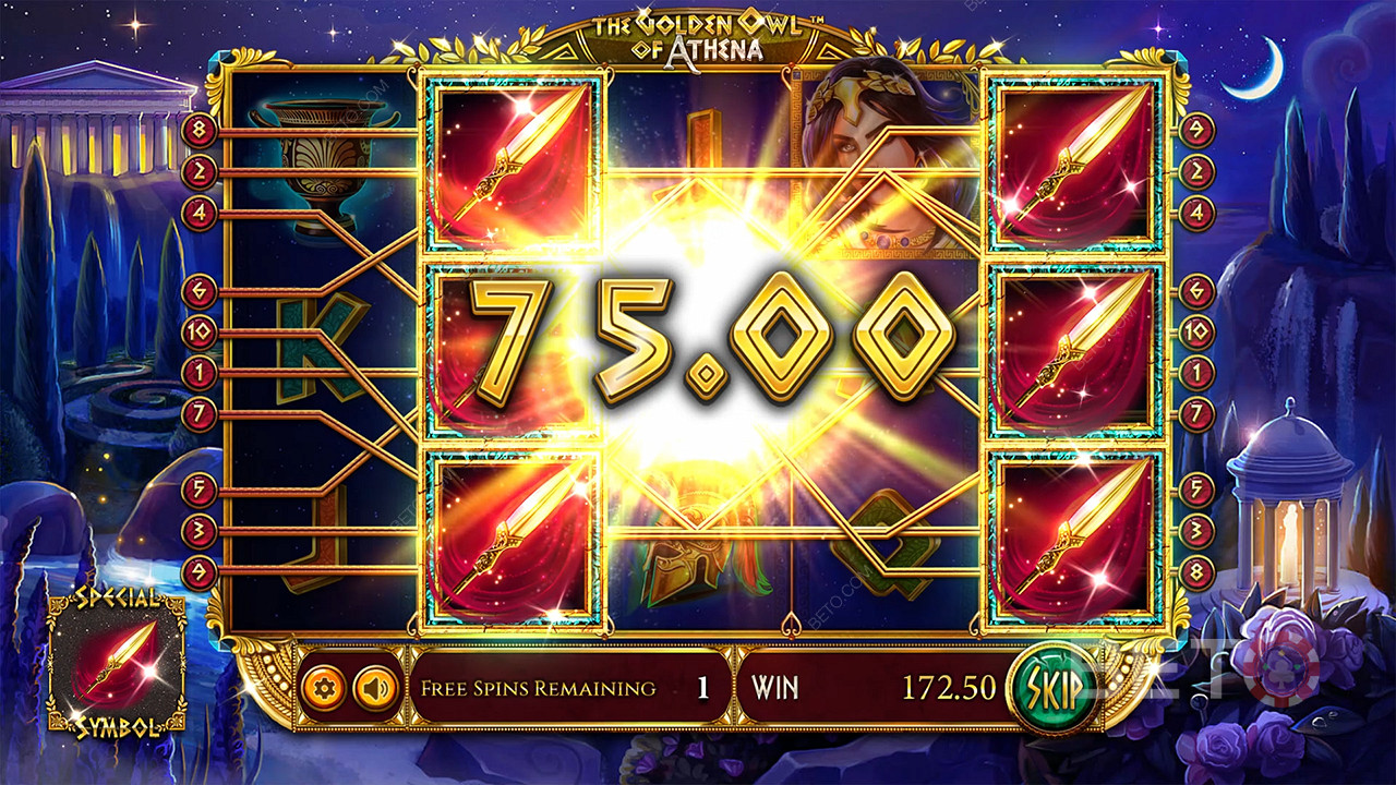 Bufnița de aur a Athenei Review de BETO Slots