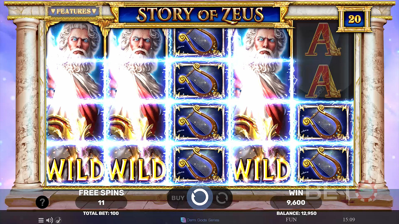 Povestea lui Zeus Review de BETO Slots