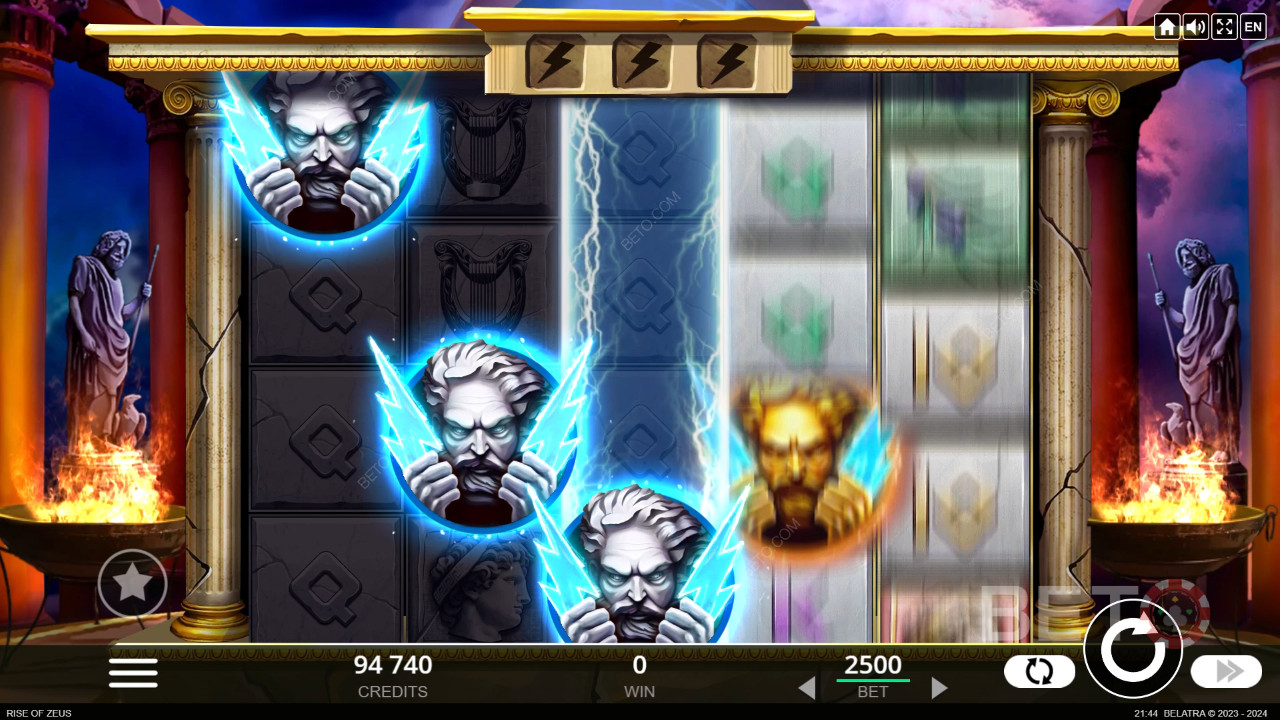 Rise of Zeus Recenzie de la BETO Slots