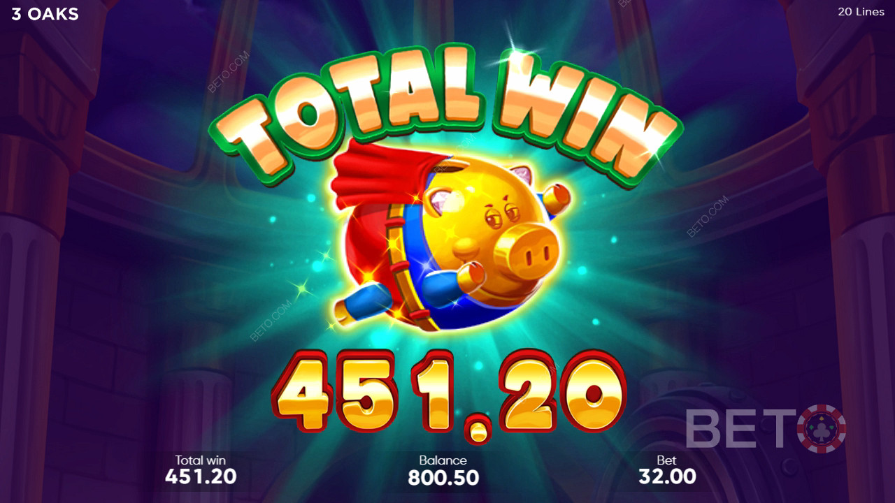 Câștigă 6.750x pariul tău în Super Sticky Piggy Slot Online!