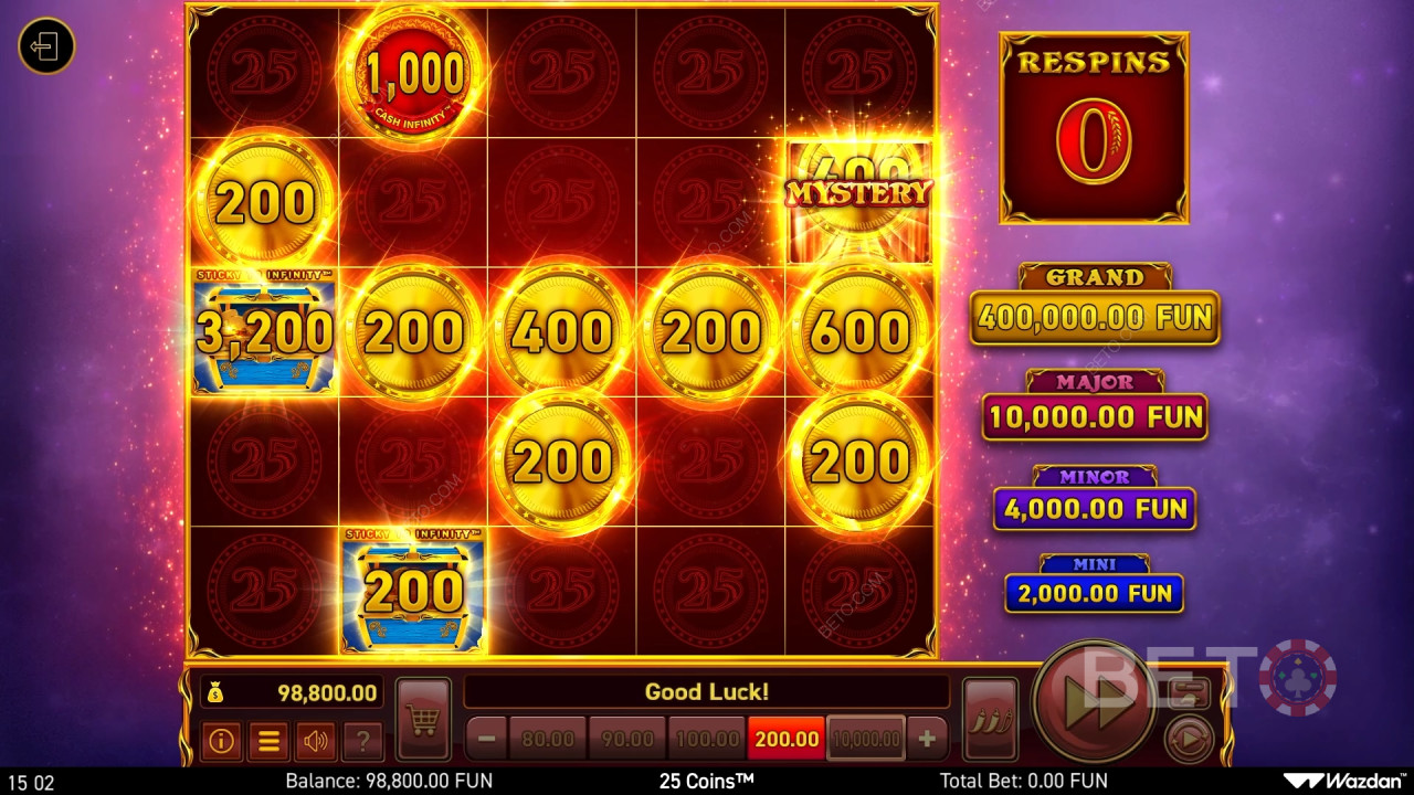 25 Coins Recenzie de la BETO Slots