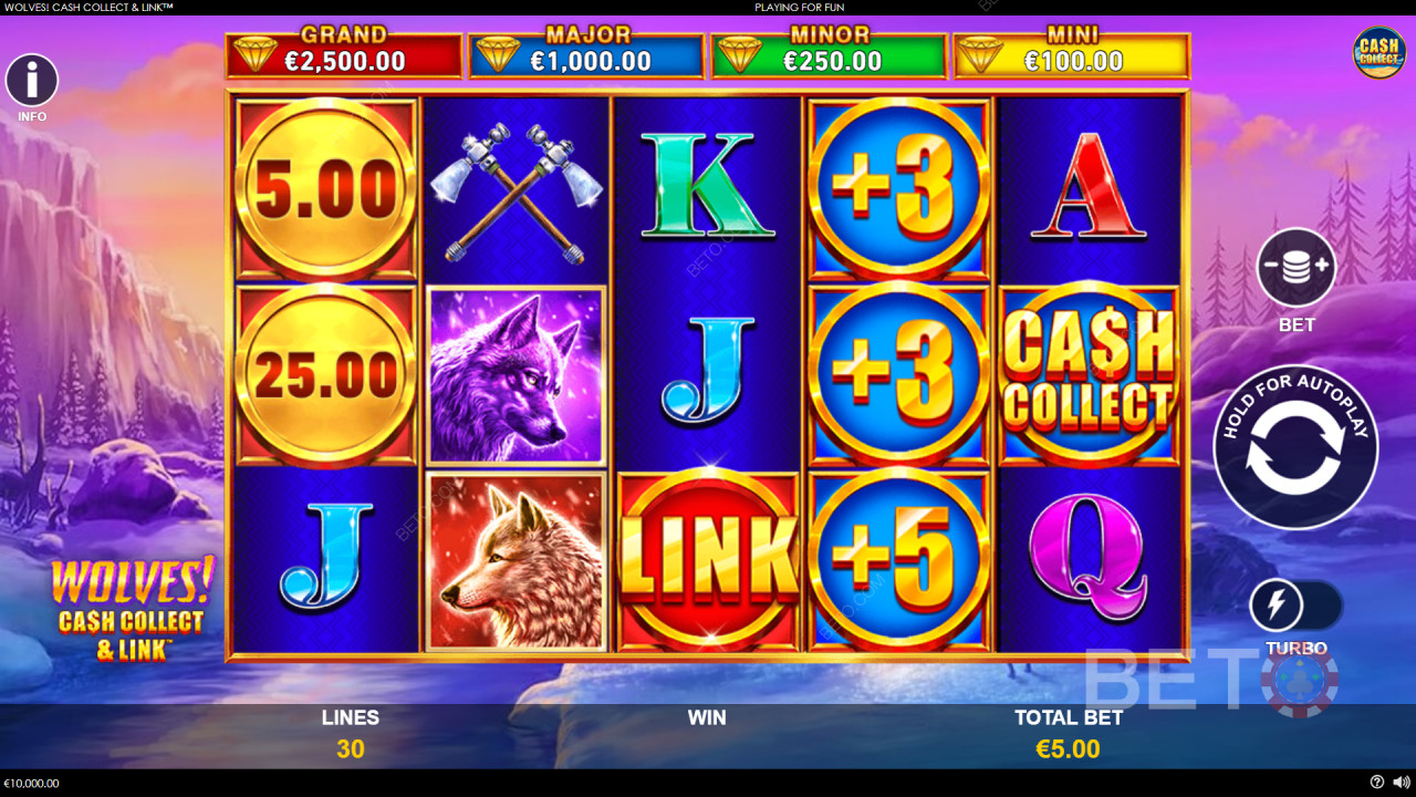 Lupii! Cash Collect & Link: Un slot online care merită învârtit?