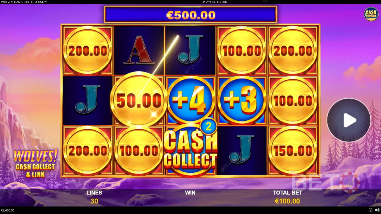 Câștigă 5.000x pariul tău în jocul Wolves! Cash Collect & Link Slot Online!