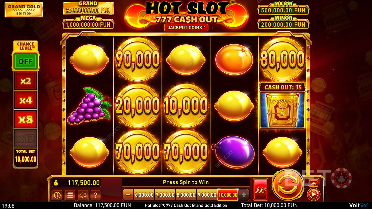 Slot fierbinte: 777 Cash Out Grand Gold Edition Review de BETO Slots