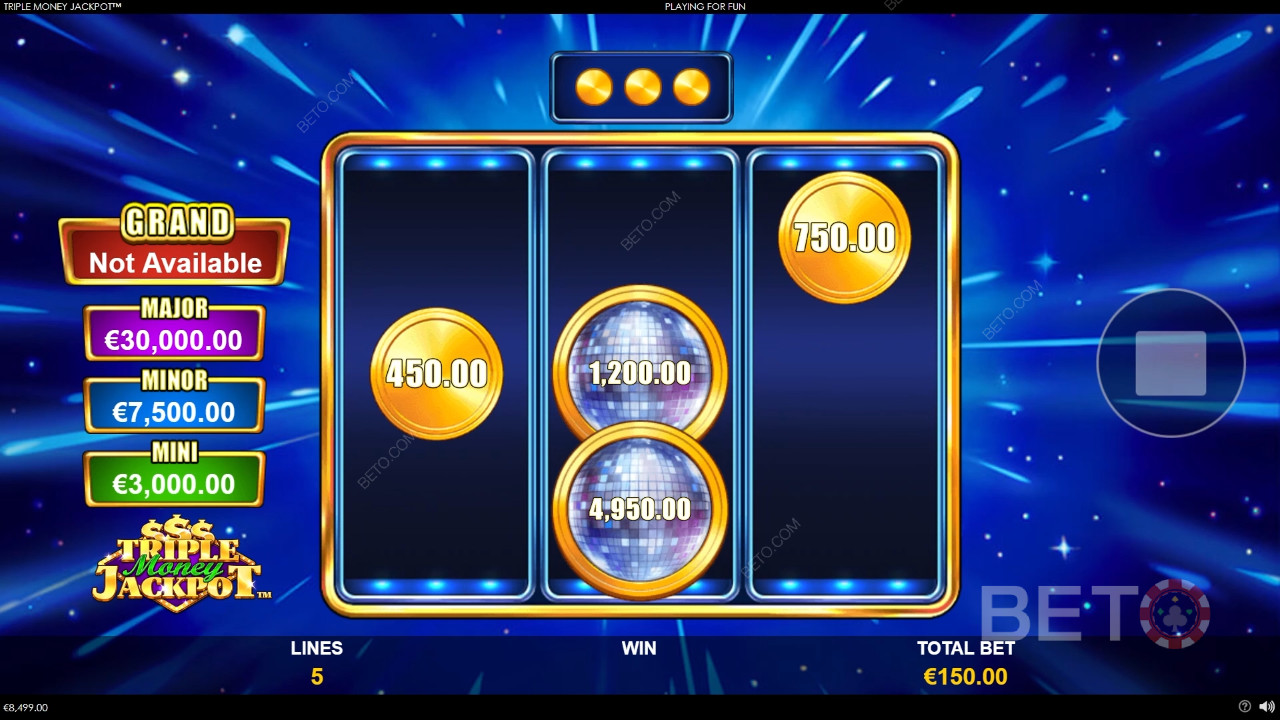 Funcțiile bonus explicate în Triple Money Jackpot de Playtech