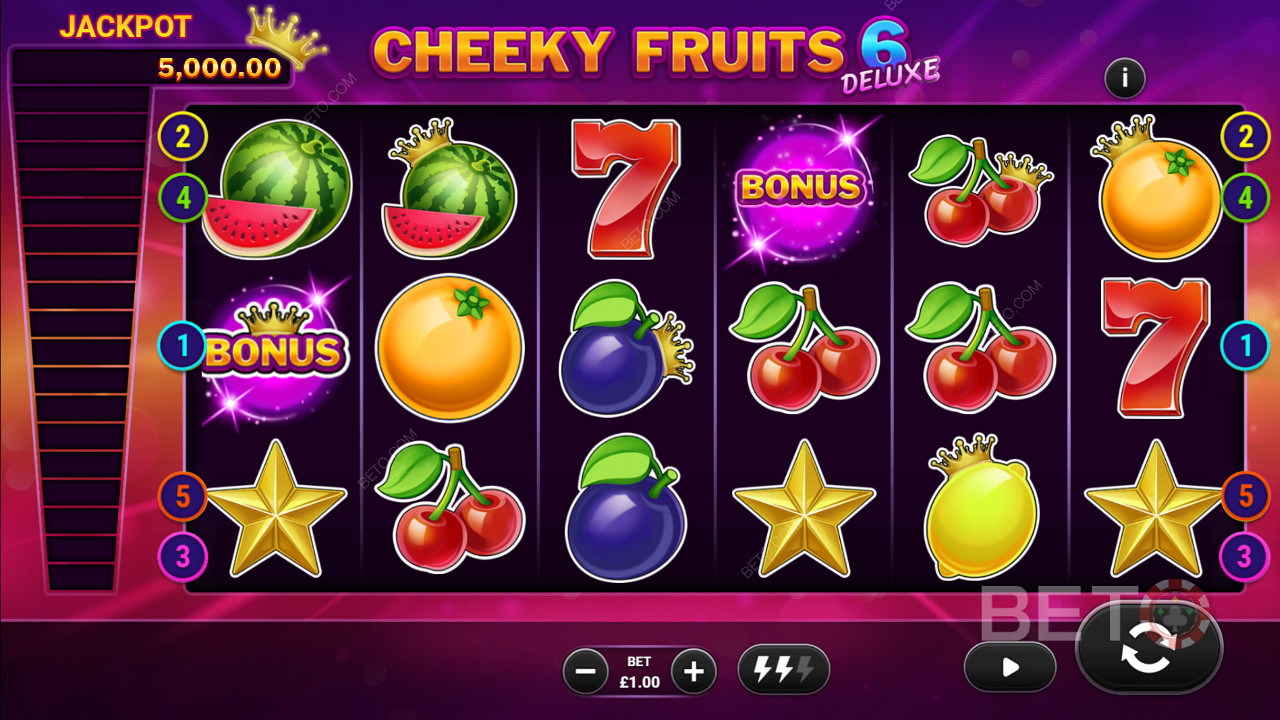 Cheeky Fruits 6 Deluxe  Joacă Gratuit