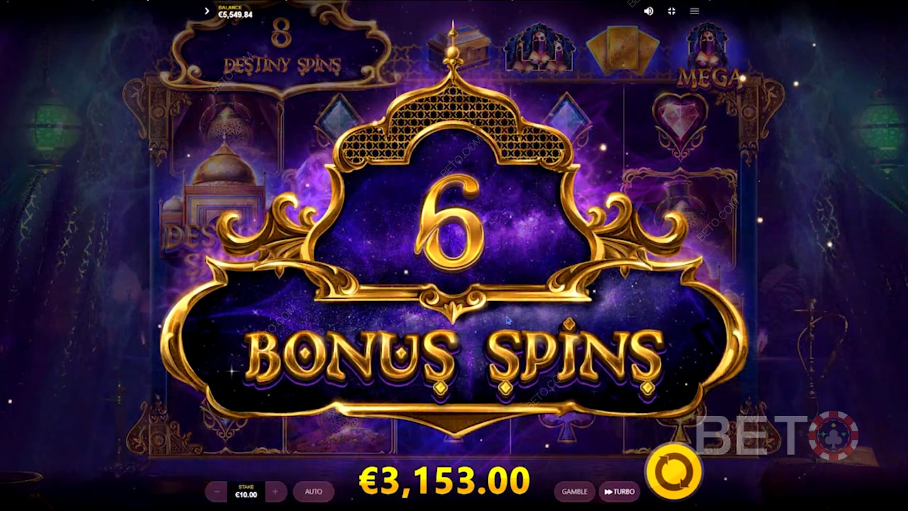 Bucură-te de bonusul Free Spins în slotul online 10,001 Nights