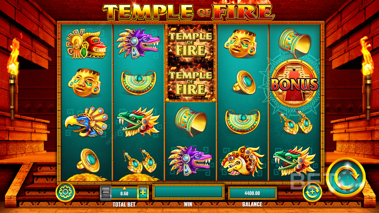 Temple of Fire slot video