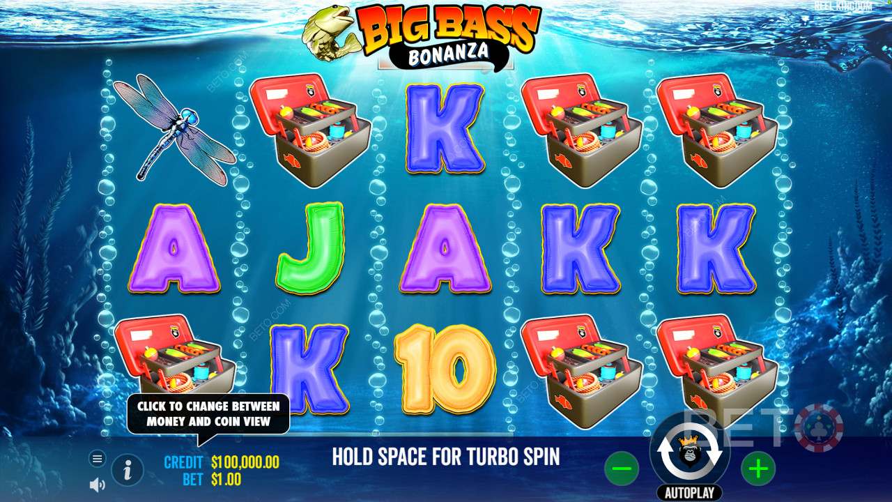 Simboluri tematice uimitoare în slotul Big Bass Bonanza