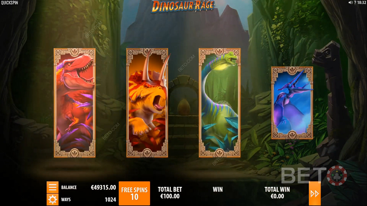 Simboluri actualizabile în Dinosaur Rage