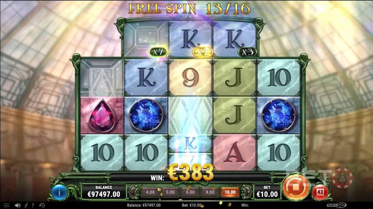Prism of Gems slot machine - Învârtiri gratuite și câștiguri