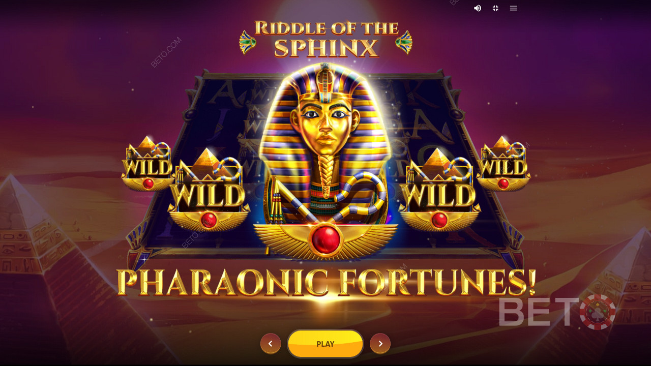 Bonusul special Pharaonic Fortunes în Riddle Of The Sphinx