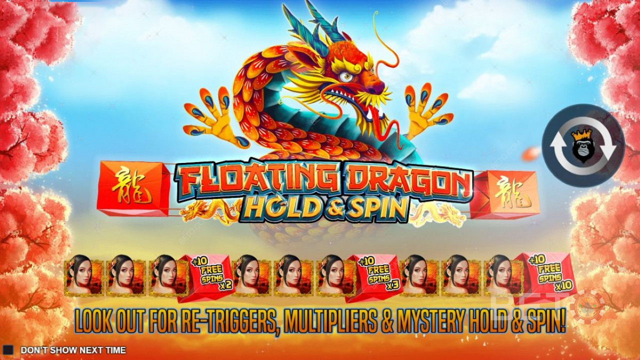 Ecranul de introducere a Floating Dragon