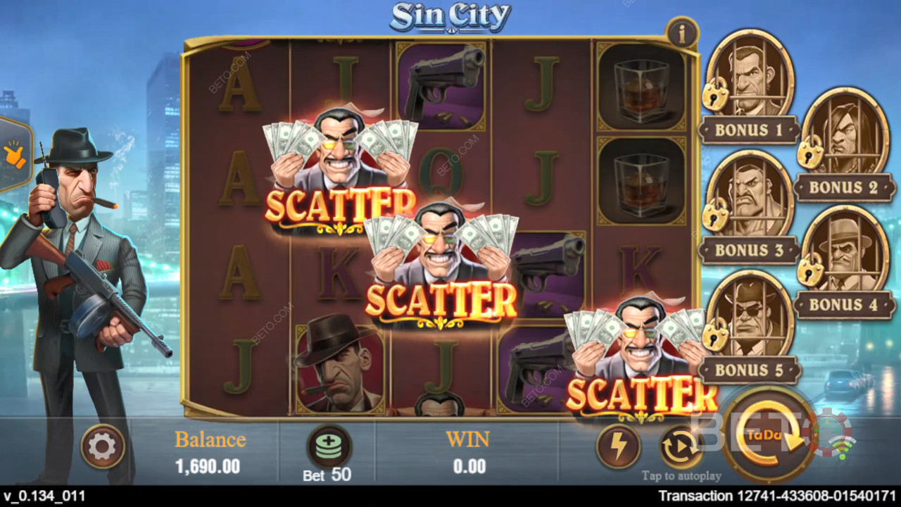 Sin City Recenzie de la BETO Slots