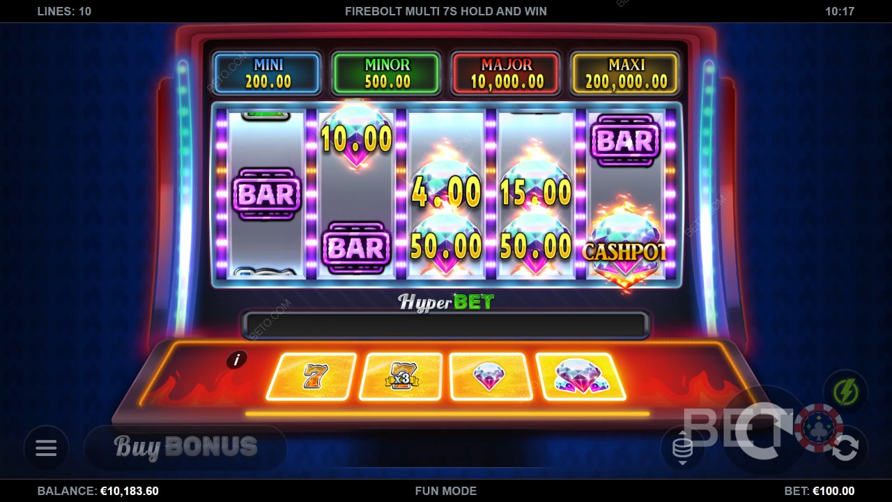 Firebolt Multi 7s Hold and Win Joacă Gratuit