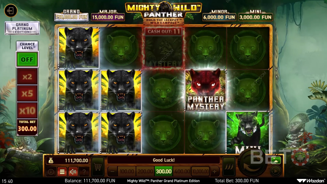 Mighty Wild: Panther Grand Platinum Edition Review by BETO Slots