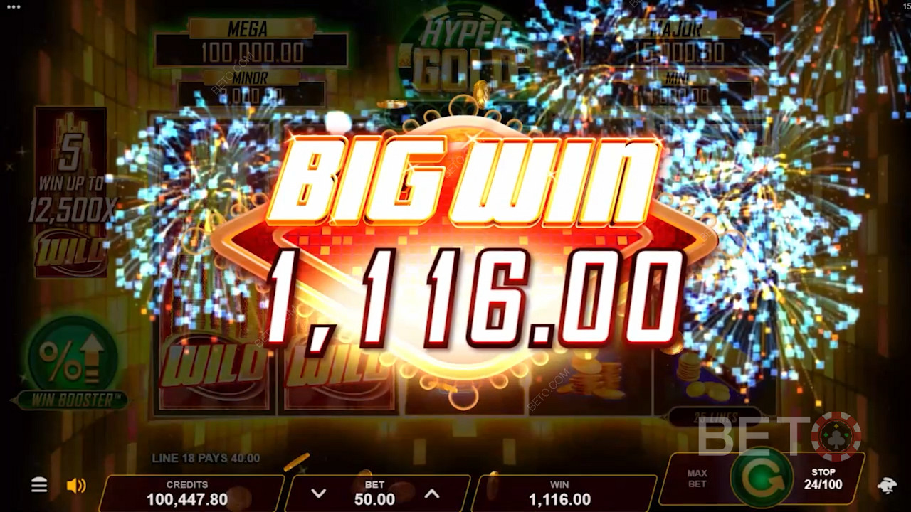 Mega Jackpot vă poate face să câștigați până la 5.000x miza dvs.