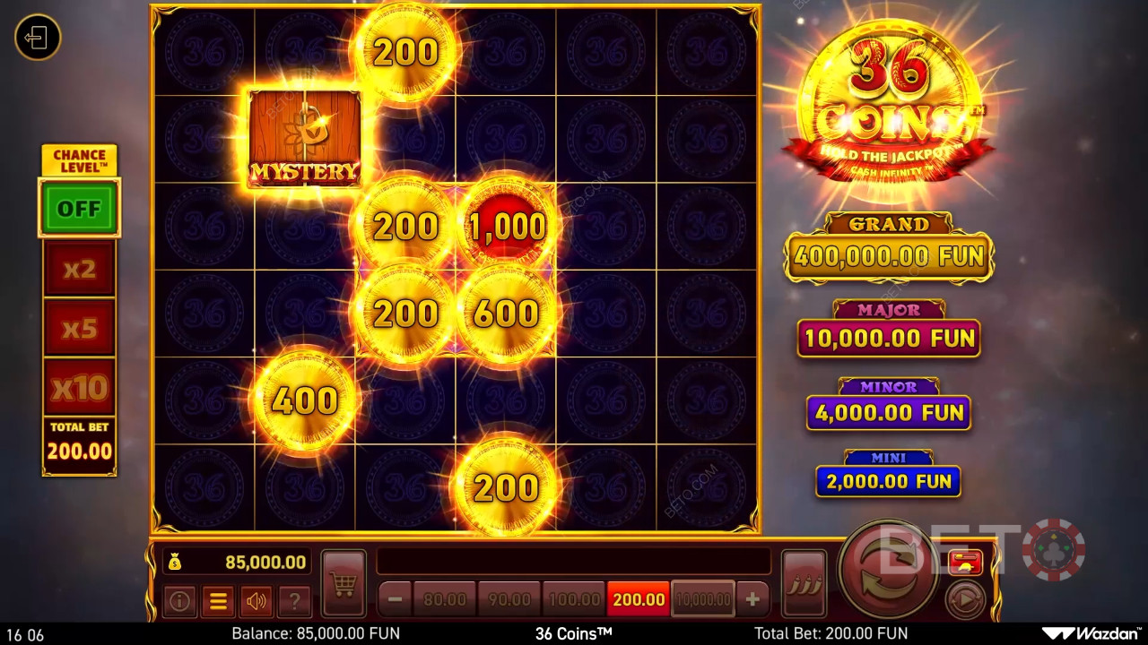 36 Coins Recenzie de la BETO Slots