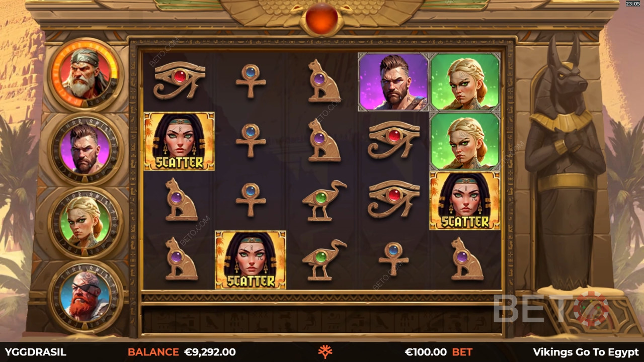 Vikings Go To Egypt Wild Fight Review by BETO Slots