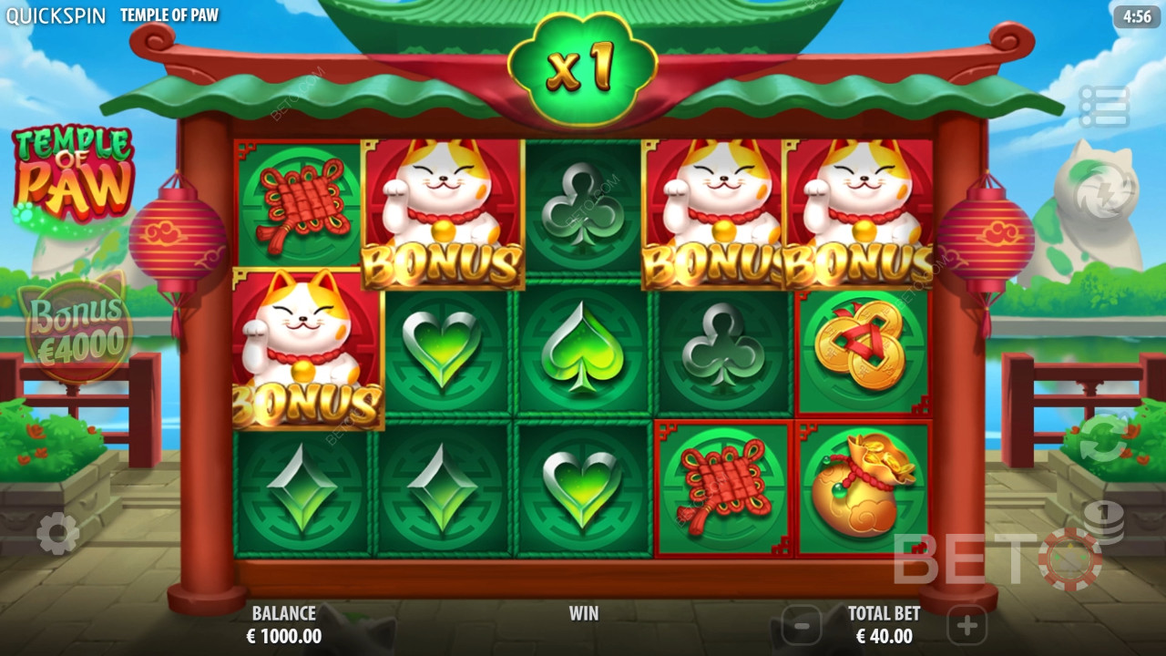 Temple of Paw Recenzie de la BETO Slots