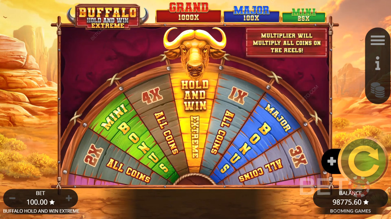 Buffalo Hold and Win Extreme Recenzie de la BETO Slots
