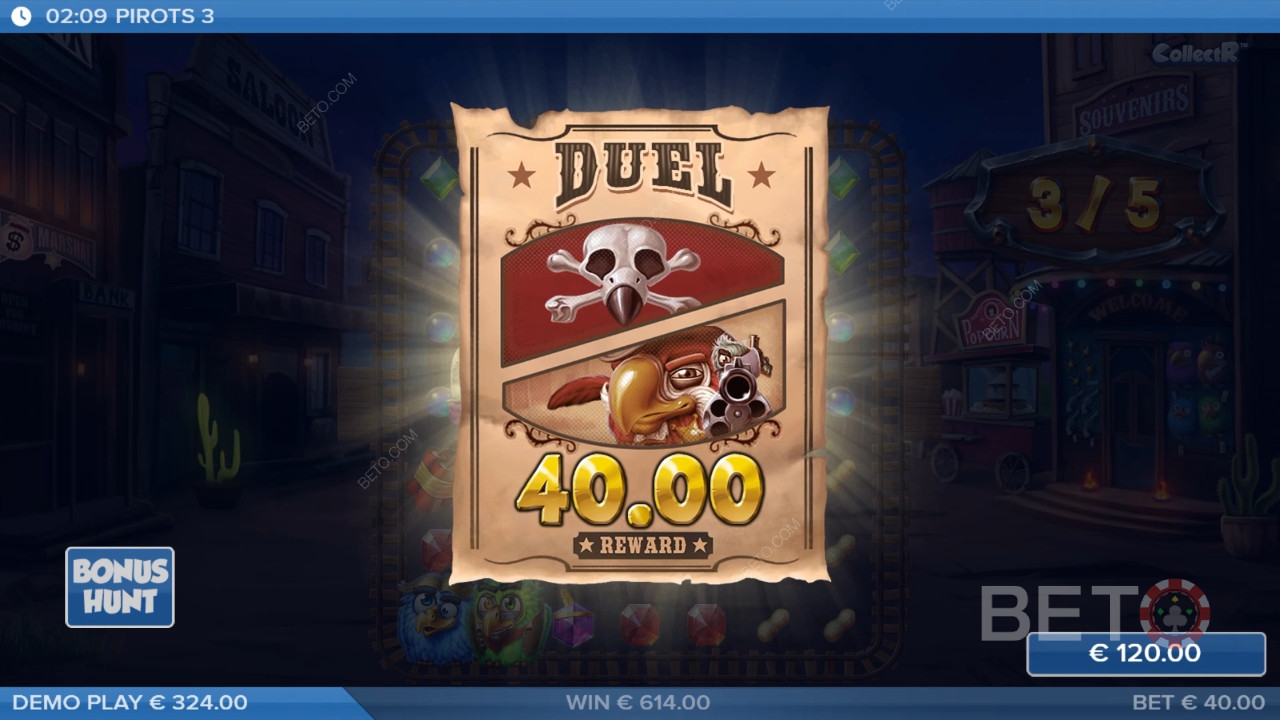 Câștigă 10.000x pariul tău în jocul ca la aparate online Pirots 3!