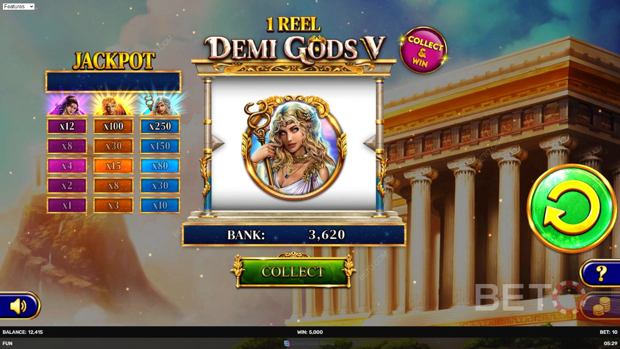 1 Reel - Demi Gods V Joacă Gratuit
