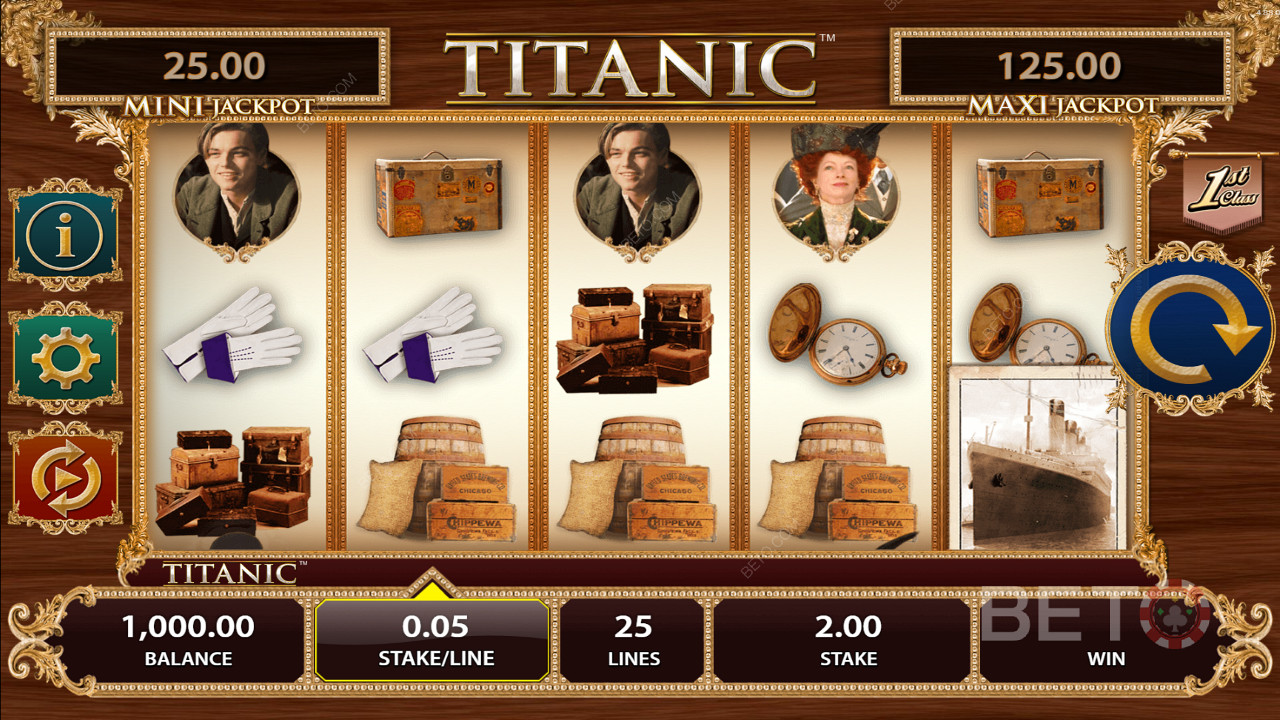 Bucurați-vă de o aventură grandioasă în slotul online Titanic la unul dintre cazinourile online recomandate de BETO.