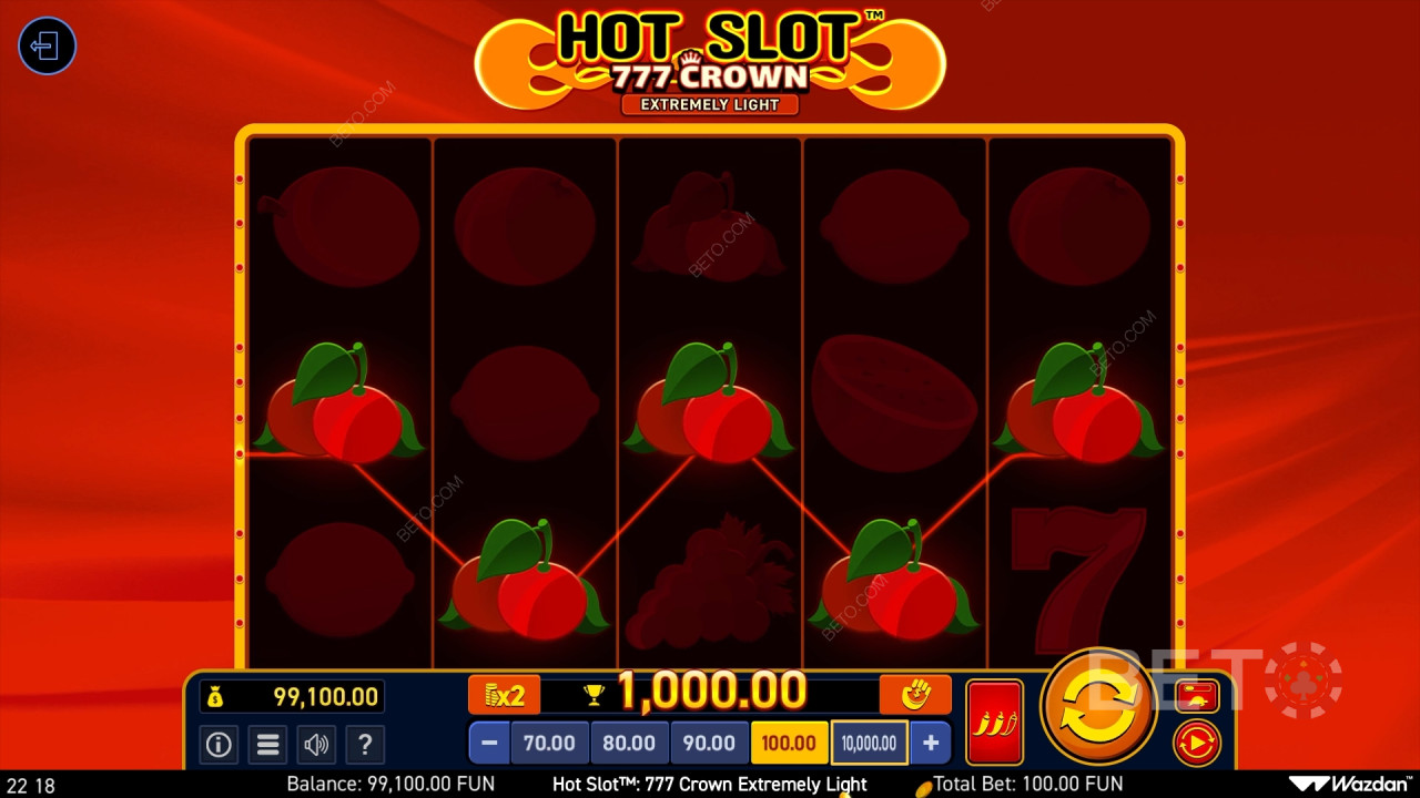 Slot fierbinte: 777 Crown Extremely Light Review de BETO Slots