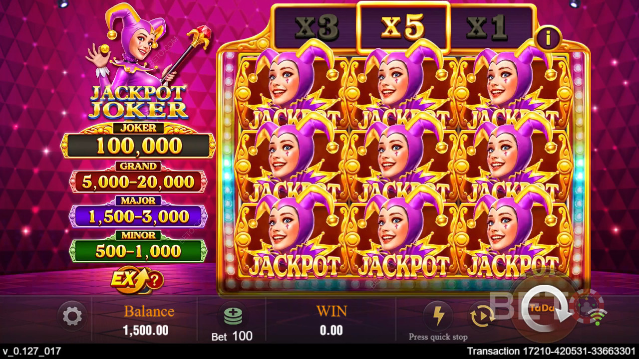 Jackpot Joker Recenzie de la BETO Slots