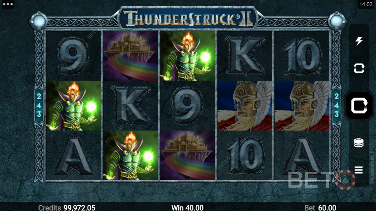 Simboluri cu valoare mare de plată în Thunderstruck II