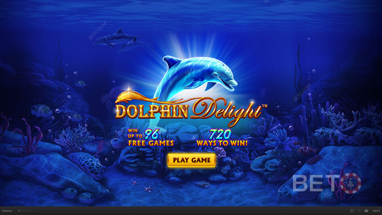 Un delfin drăguț vă întâmpină la lansare Dolphin Delight