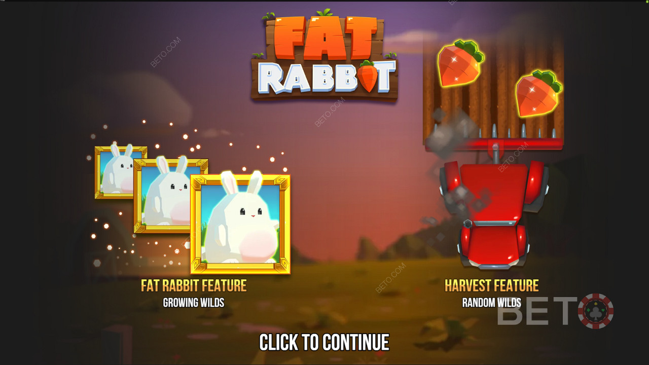 Pagina de introducere a Fat Rabbit