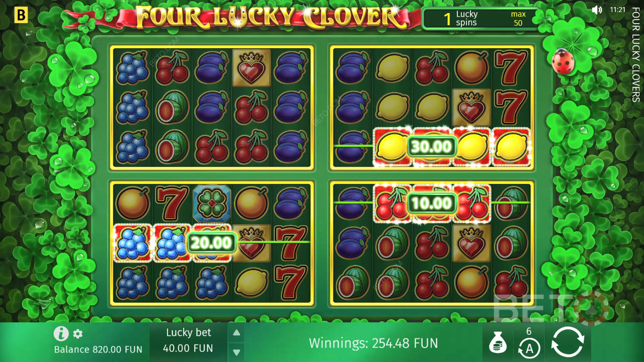 Four Lucky Clover Joacă Gratuit