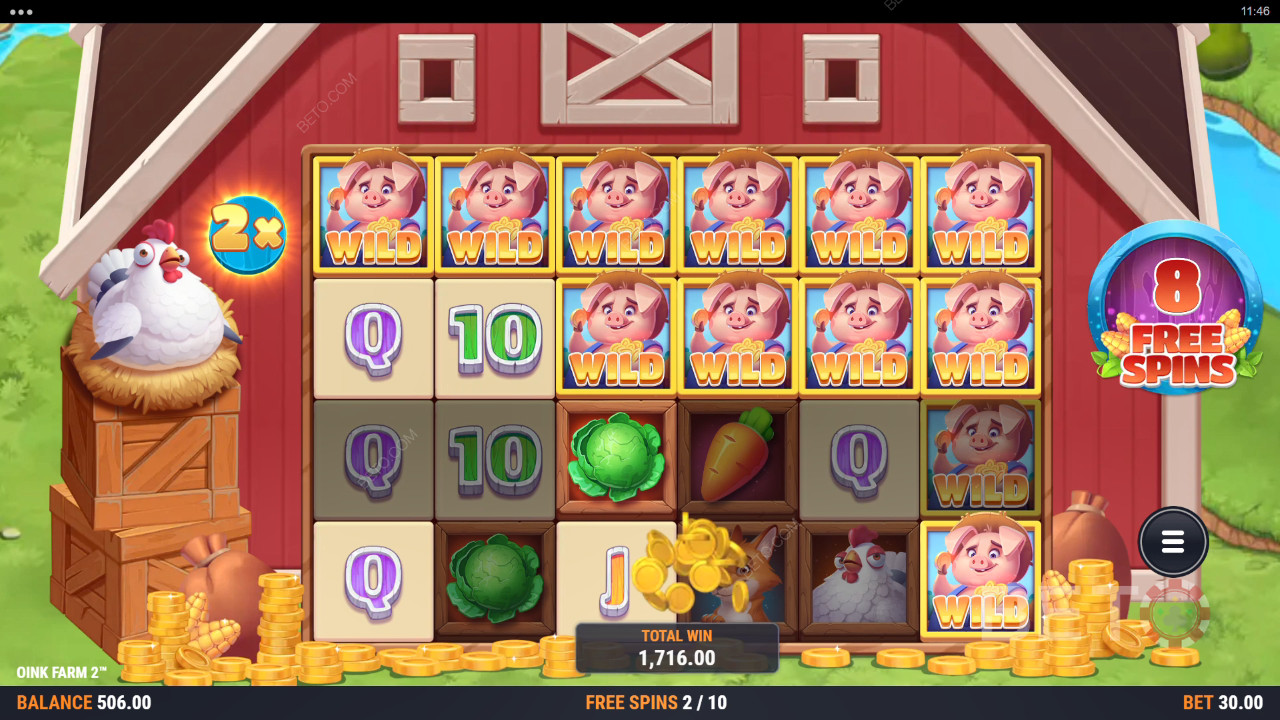 Oink Farm 2 Review by BETO Slots