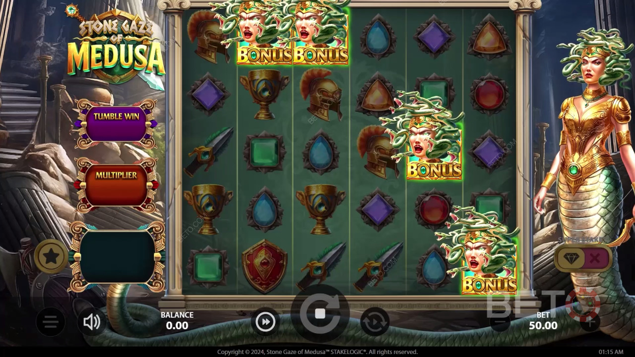 Stone Gaze of Medusa Joacă Gratuit