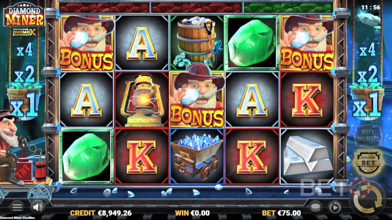Diamond Miner DuoMax Recenzie de la BETO Slots