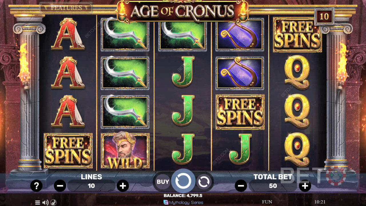Age of Cronus Recenzie de la BETO Slots
