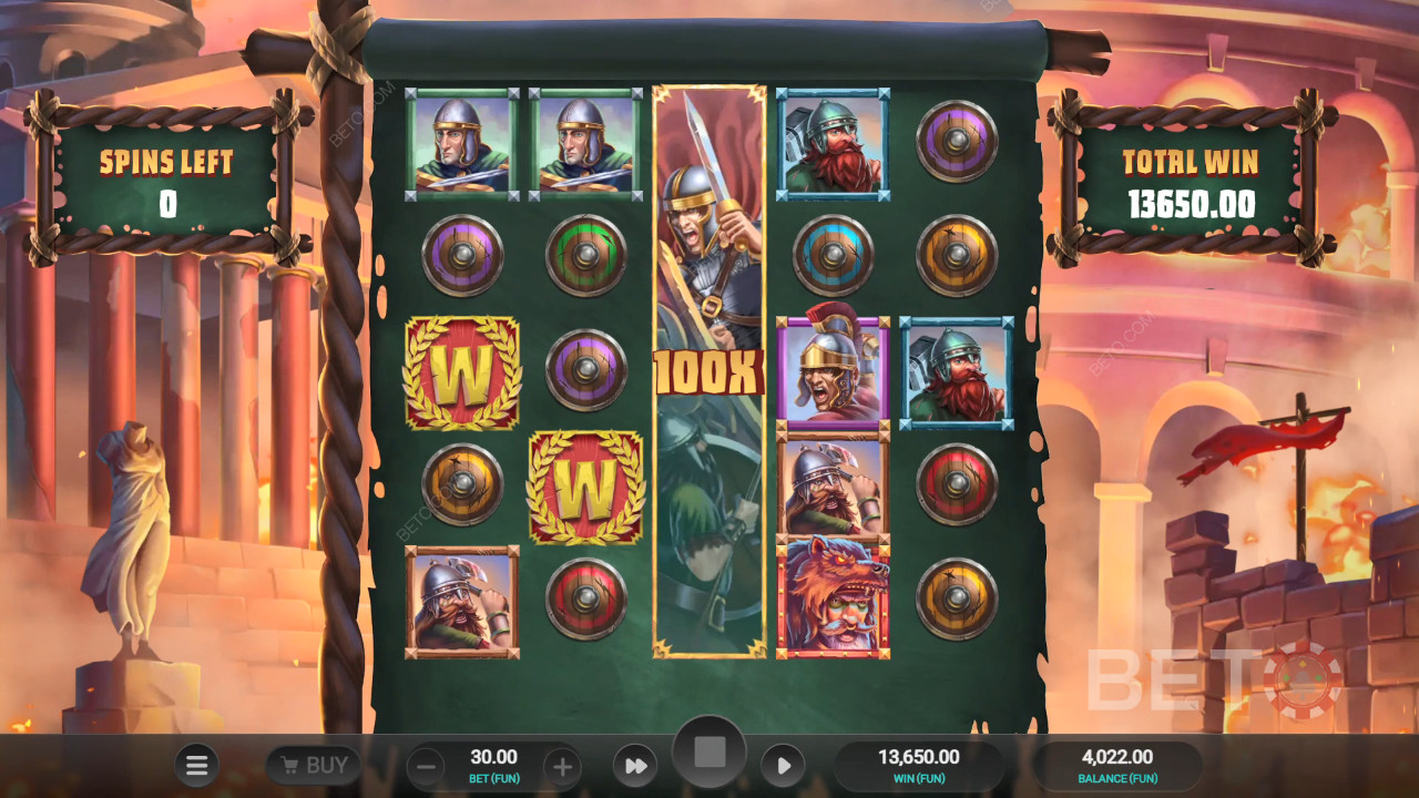 Roman Rivals Blood and Sand Recenzie de la BETO Slots