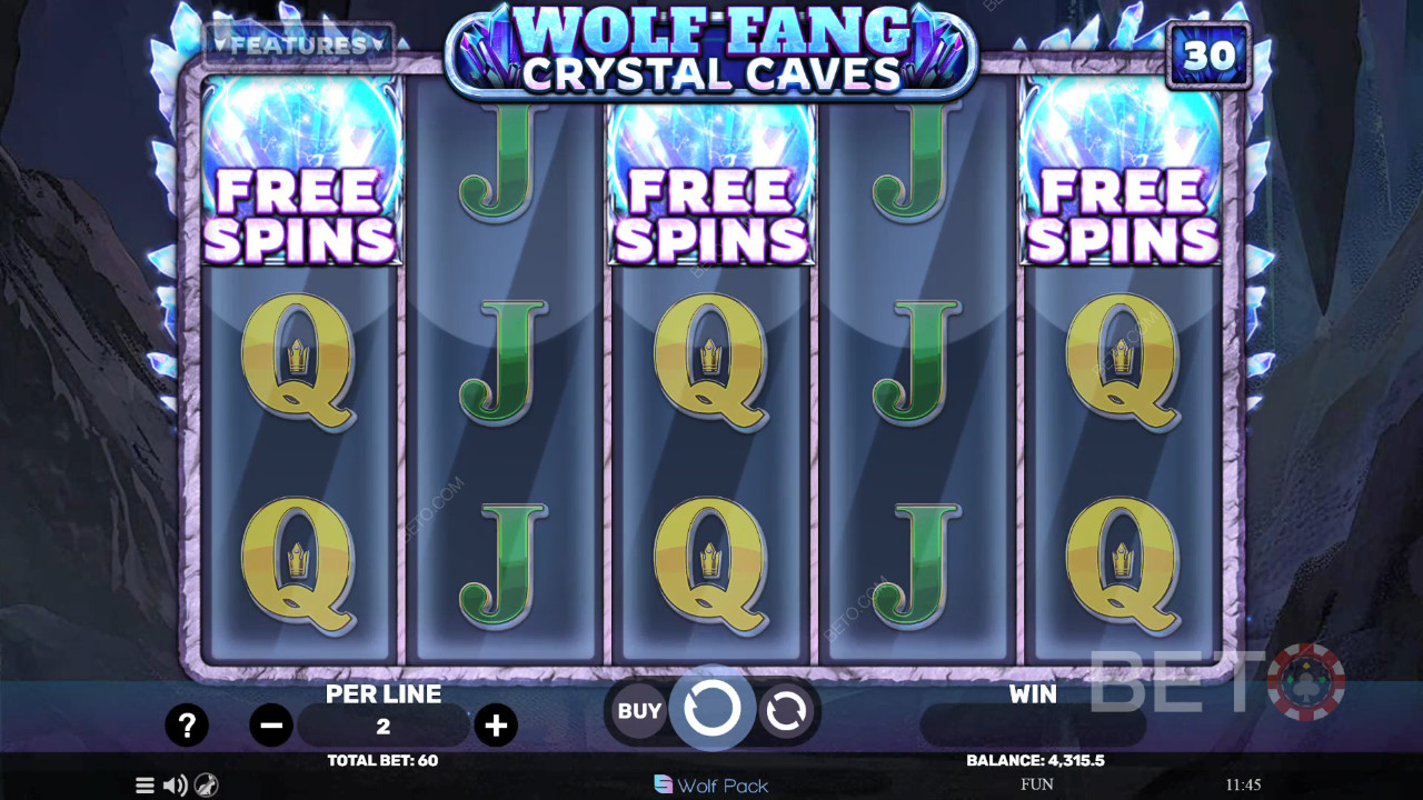 Wolf Fang - Crystal Caves Recenzie de la BETO Slots