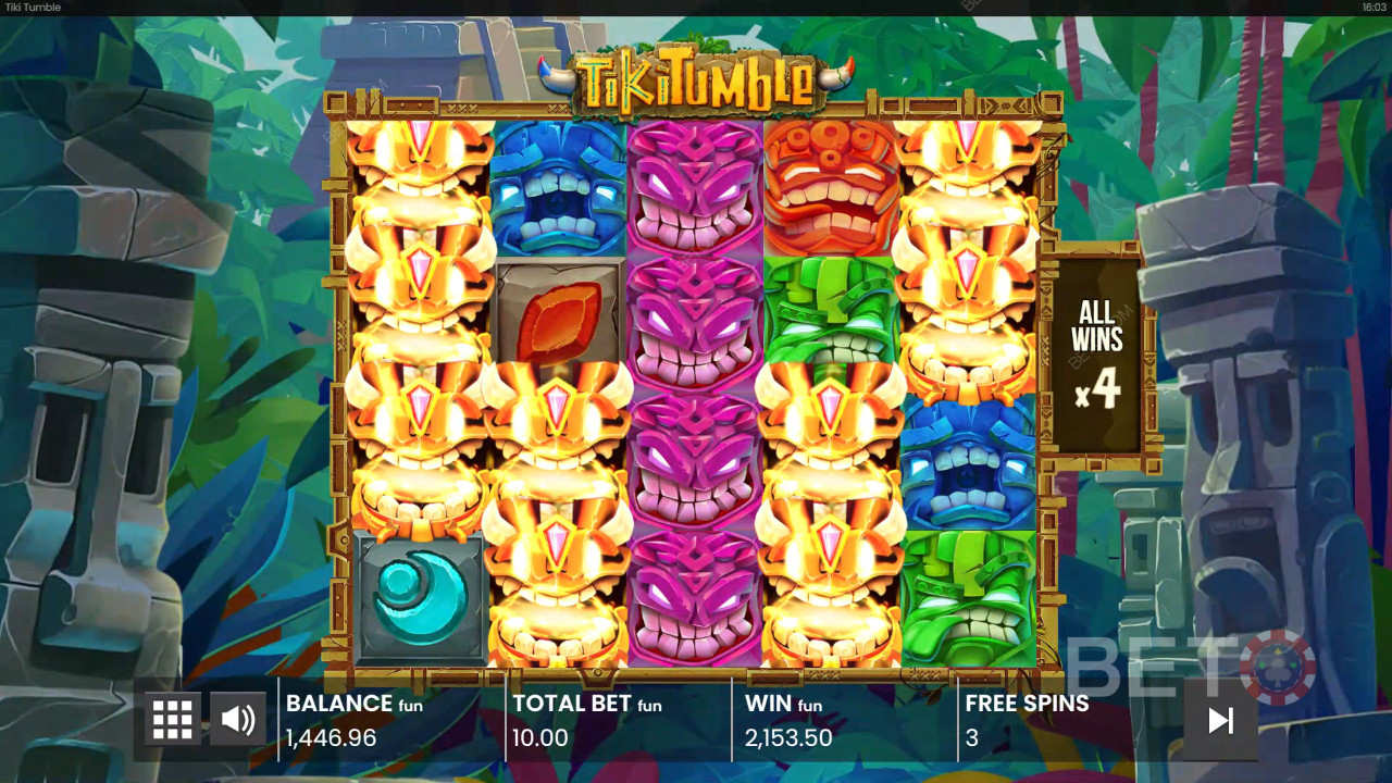 Tiki Tumble Recenzie de la BETO Slots